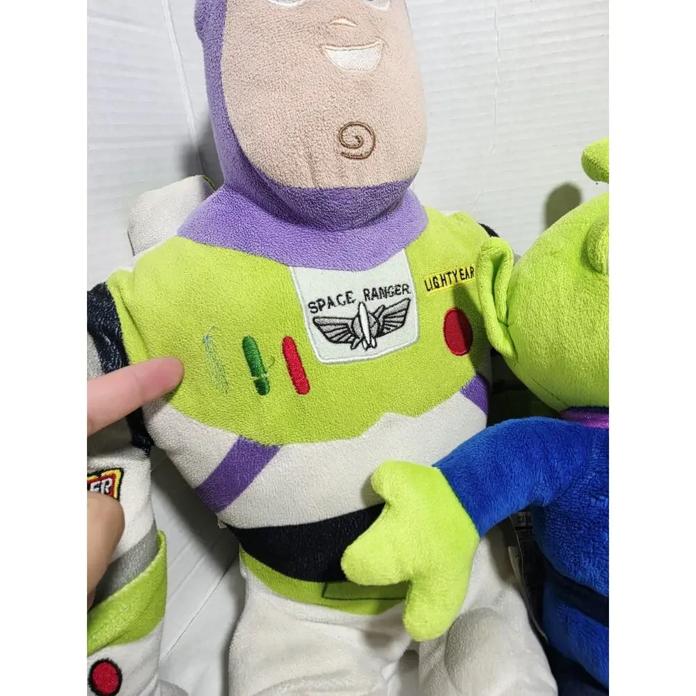 Disney Toy Story Woody 24”Buzz Lightyear 21” Alien 11' Large Stuffed Plush Jumbo